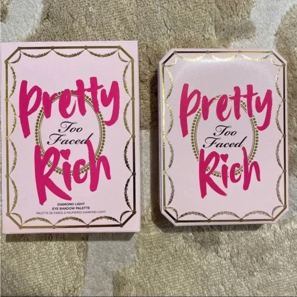 Too Faced Pretty Rich Diamond Light Palette in Pink and Gold